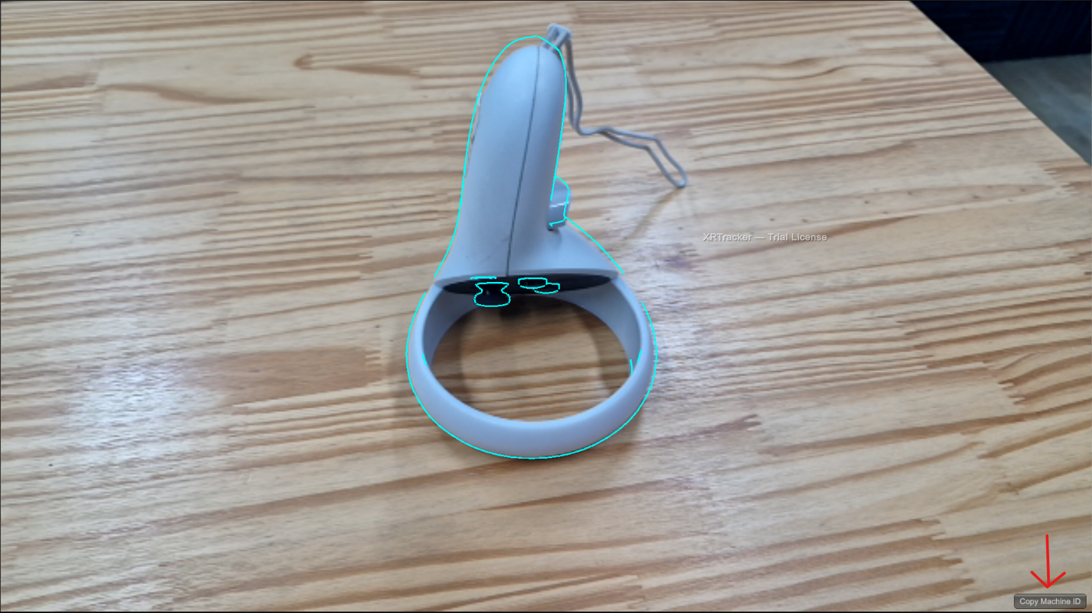 Copy Machine ID button