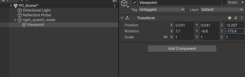 Viewpoint Transform